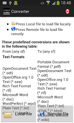 CONVERTER FOR DOCUMENTS