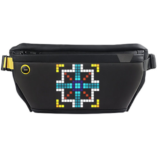 Title 2, Mens LED Screen Pixel Crossbody Shoulder Bag D...