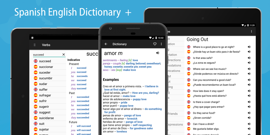 What is one of the more popular Spanish to English dictionaries?