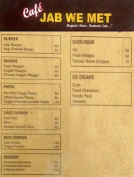 Cafe Jab we met menu 1