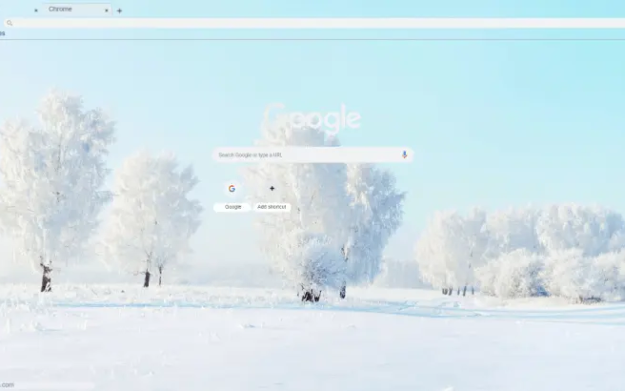 Frosted forest Chrome Extension Image 1