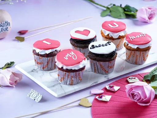 I Love You My Sweet Heart Cupcakes