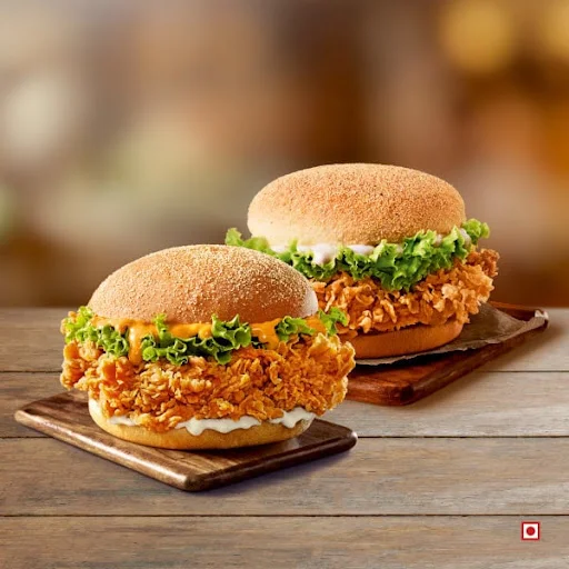 Mixed Chicken Zinger Burger Doubles