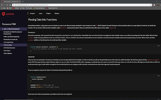 Lambda School Darkmode