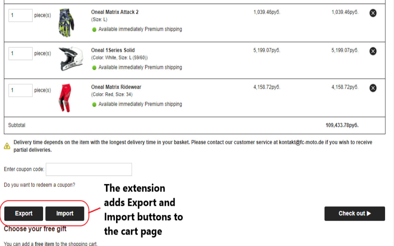 fc-moto.de Dealer Tool Preview image 1