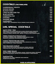 LVEL - Bar & Dinner menu 3