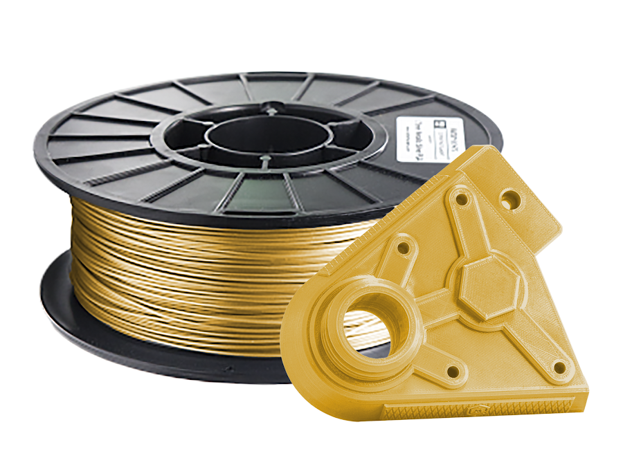 Metallic Gold PRO Series PLA Filament - 1.75mm (1kg)