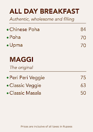 Chai Point menu 3