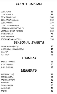 A1 Confectionery menu 3