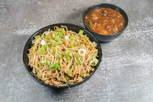 Veg Manchurian Noodles