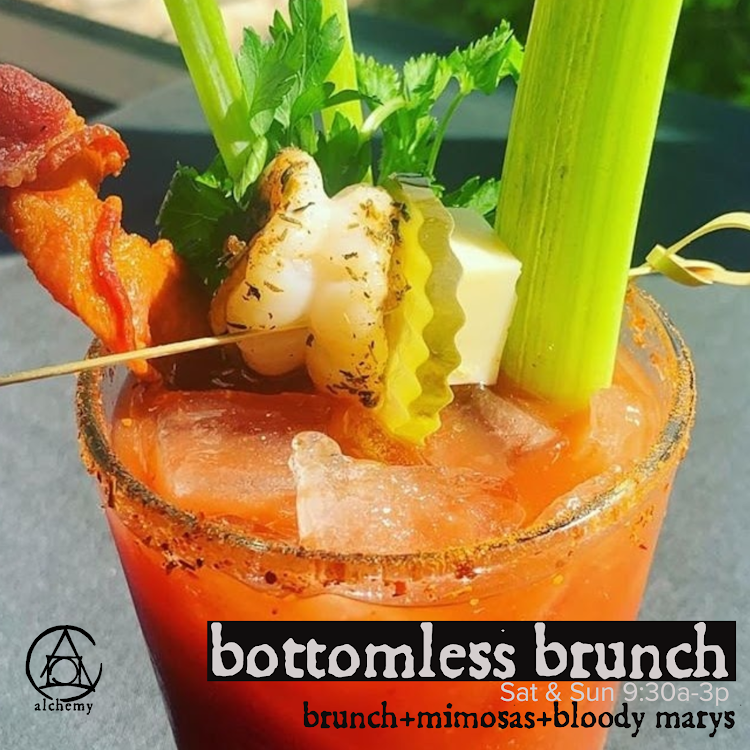 Logo for Bottomless Brunch Sat & Sun 9:30-3p