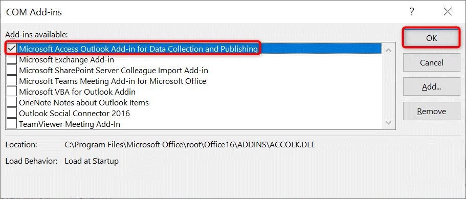 Microsogt Access Outlook