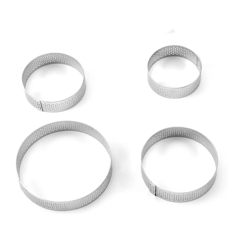Title 1, 304 Stainless Steel Perforated French Tart Ring...