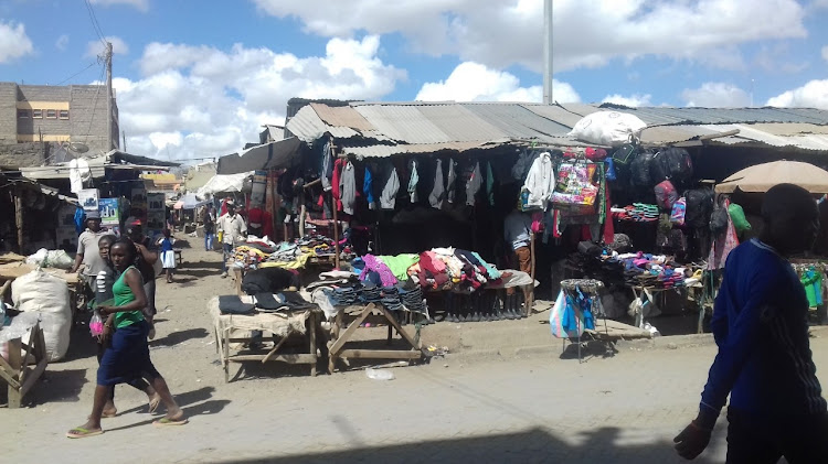 Kitengela market to receive Sh40 million uplift in the next six months. Photo/Kurgat Marindany.