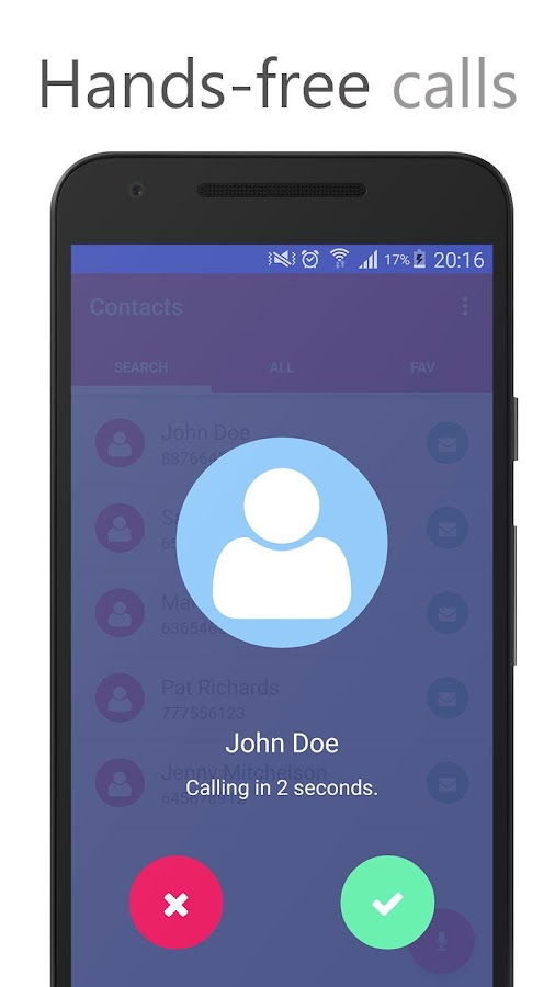 Voice Dialer Screen 3