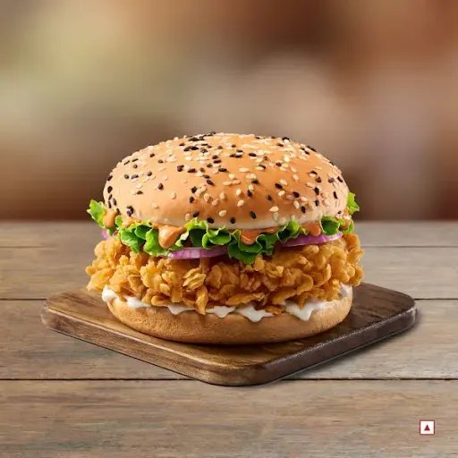 Chicken Zinger Burger - Tandoori