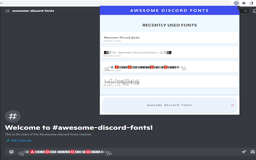 Awesome Discord Fonts