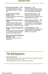 Indigo Delicatessen menu 2