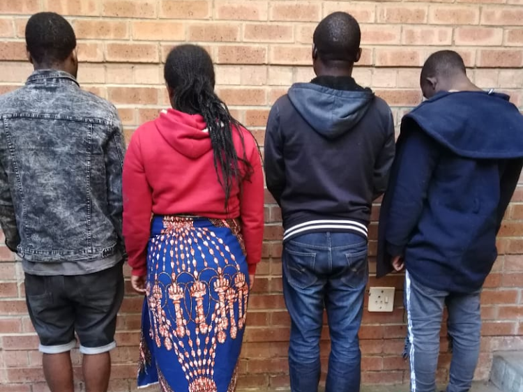 Th four suspects arrested for the murder of a 78-year-old man in Cresta, Johannesburg.