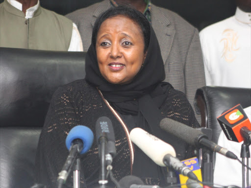 A file photo of Foreign Affairs Cabinet Secretary Amina Mohamed.