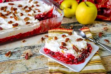 Thanksgiving Cranberry Cream Cheese Salad