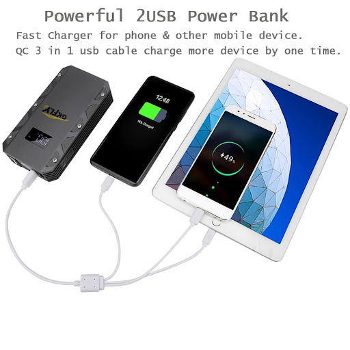 Title 6, GKFLY 2000A Car Starter Car Battery Booster LED...