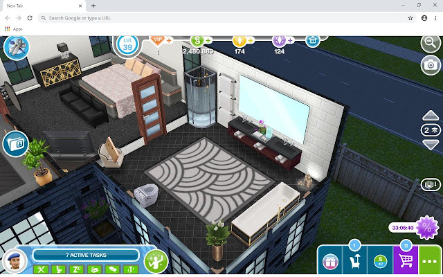 The Sims Freeplay Wallpapers and New Tab