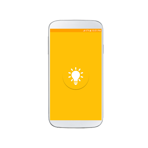 Android application كشاف LED فائق الإضاءة screenshort