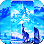 Cover Image of Download Ice Wolf HD 4K Wallpaper 2.0 APK