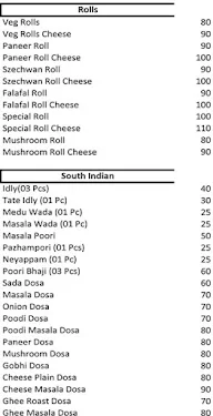 Khau Gully menu 1