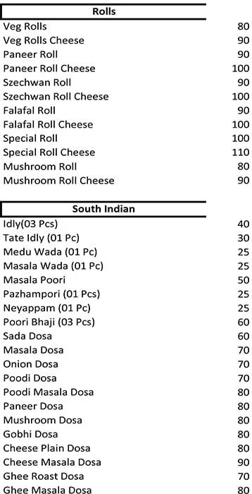 Khau Gully menu 