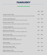 Tandurry menu 1