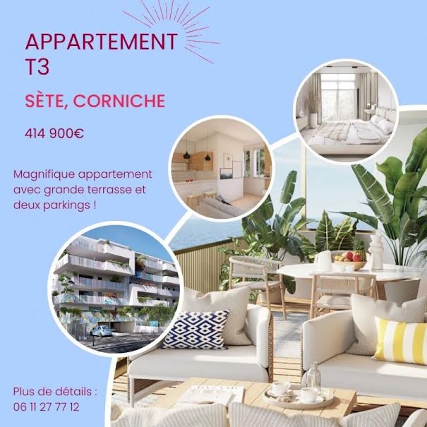 Vente appartement 3 pièces 71.3 m² à Sète (34200), 414 900 €