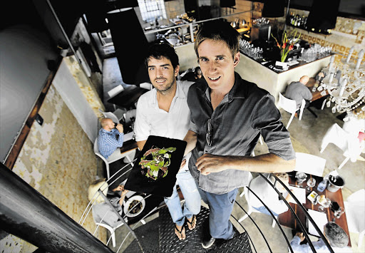 LIFE ON A SLATE: Shayne Holt and Matt Alcock, owners and welcoming hosts at Eatery JHB