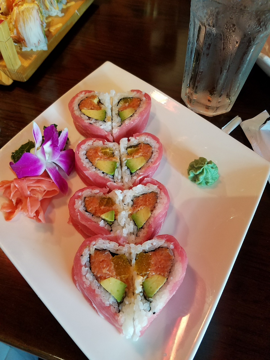 Gluten-Free Sushi at Volcano Japanese Restaurant