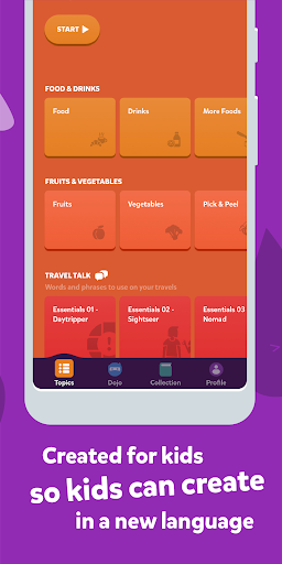 Screenshot Droplets Kid Language Learning