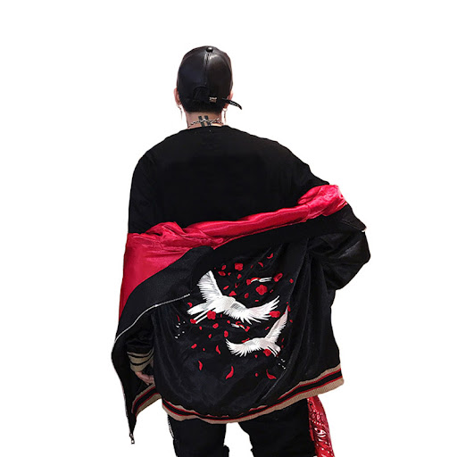 Title 2, Mens Japanese Style Luxury Embroidered Jacket ...