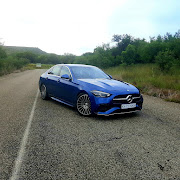 The new Mercedes-Benz C-Class Edition 6 is a handsome looking car in this spectral blue and AMG alloy wheel combination. 
Picture: PHUTI MPYANE