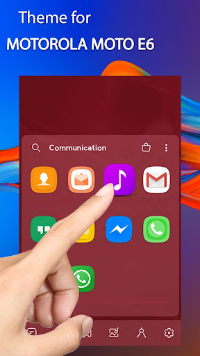 Launcher Theme For Motorola Moto E6 Launcher 2020