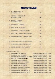 Chennai Beef Briyani menu 3