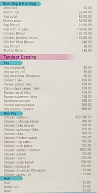 Sai Prasad menu 3