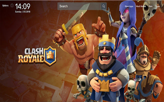 Clash Royale Wallpapers NewTab Theme