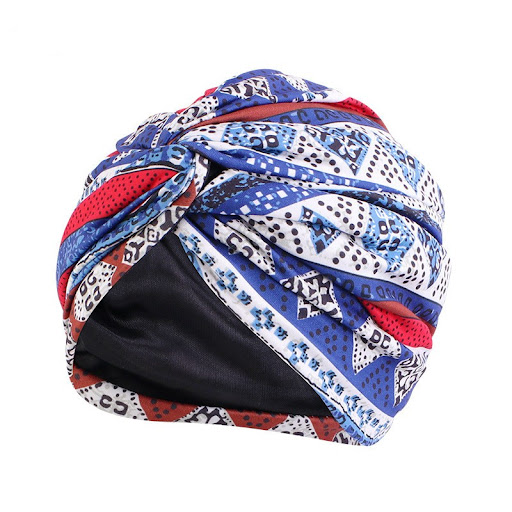 Title 7, Simulated Silk Lined Cross Twisted Hat
