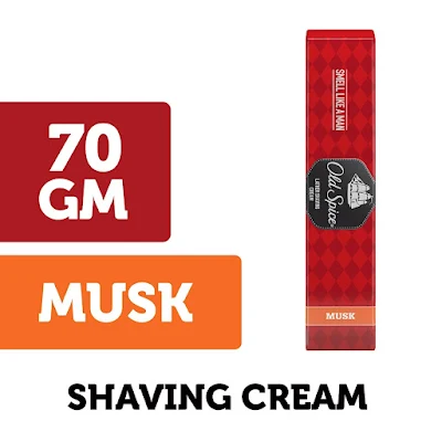 Patanjali Old Spice Lather Shaving Cream Musk 70gm - 200 ml