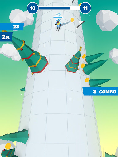Chilly Slide: A Geometry Slalom Winter Games Saga  APK MOD screenshots 6