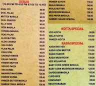 Ramdev Sagar menu 2