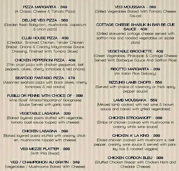 Caffe 9 menu 