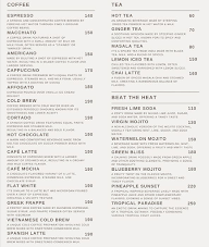 Coffee Therapy menu 1