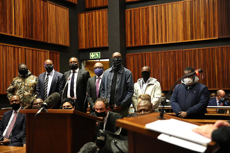 Seven suspects arrested in connection with the multibillion-rand plundering of VBS appeared in the Palm Ridge Regional Court on October 8 2020. They appeared again on Tuesday and their case was postponed until March 26.