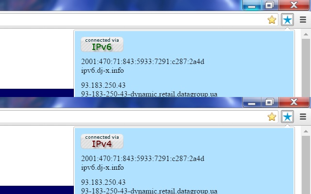 IPv6 IPv4 R-DNS